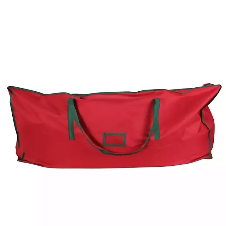 Clearance Red and Green Christmas Storage Bag with ID Window Seasonal Storage
