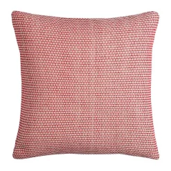 Clearance Red and Ivory Geometric Pillow, 22 in. Pillows