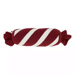 Red and White Candy Roll Pillow Christmas Pillows