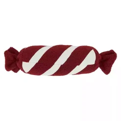 Red and White Candy Roll Pillow Christmas Pillows