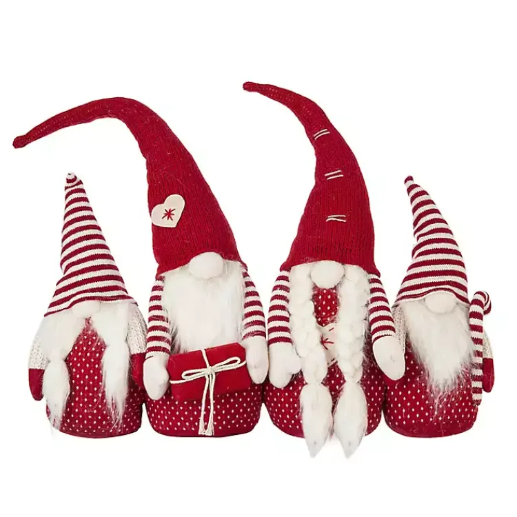 New Red and White Plush Gnome Decoration Christmas Decorations