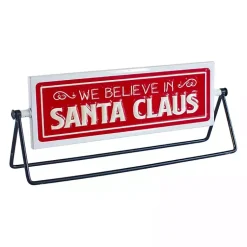Outlet Red and White Reversible Christmas Signs, Set of 2 Christmas Decorations