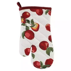 Kirklands Home Kitchen Accessories|Red Apples 4-pc. Kitchen Towel and Pot Holder Set