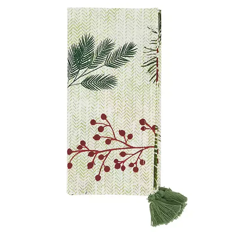 Online Red Berry and Pine Christmas Napkins, Set of 4 Christmas Dining & Entertaining