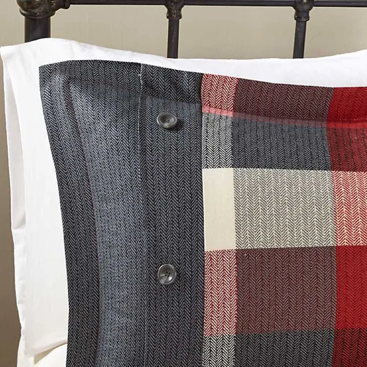 Kirklands Home Comforters|Red Buffalo Check King 7-pc. Comforter Set