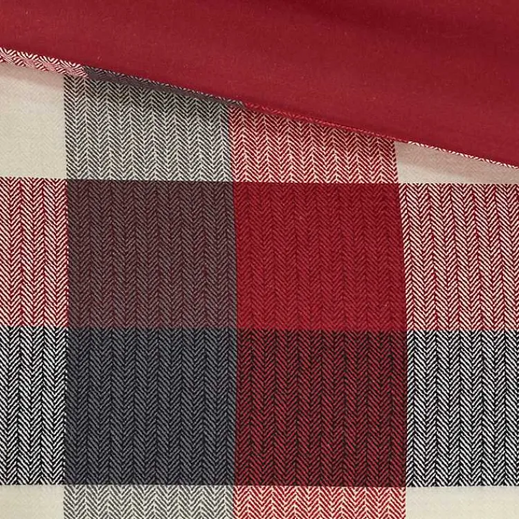 Kirklands Home Comforters|Red Buffalo Check King 7-pc. Comforter Set