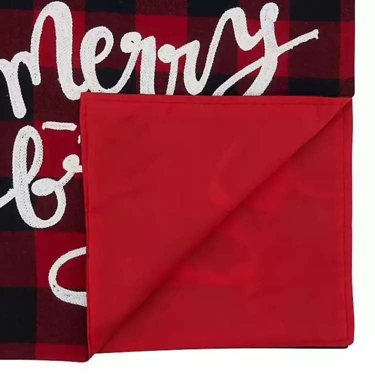 Best Red Buffalo Check Merry & Bright Table Runner Christmas Dining & Entertaining