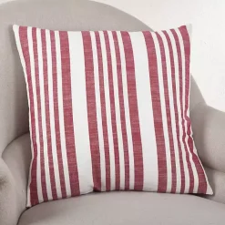 Best Red Coastal Stripe Pillow Pillows