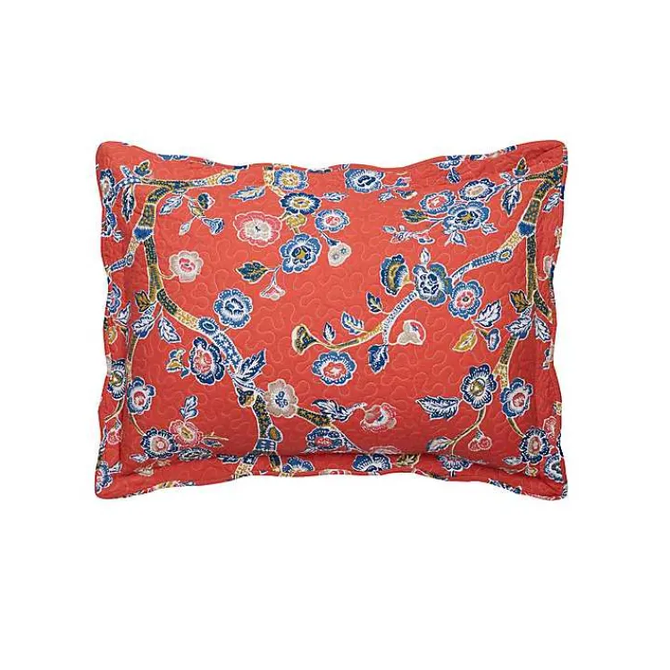 Kirklands Home Quilts|Floral Dreams 3-pc. King Quilt Set Red