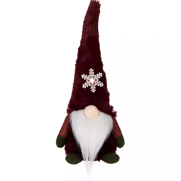 Outlet Gnome with LED Snowflake Christmas Decorations