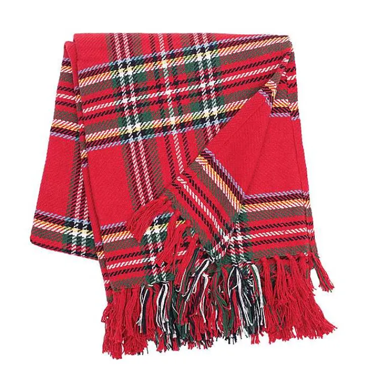 Sale Green Yellow Christmas Throw Blanket Blankets & Throws