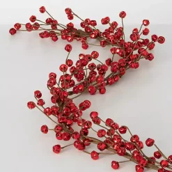 Clearance Jingle Bells Christmas Garland Christmas Arrangements & Garland