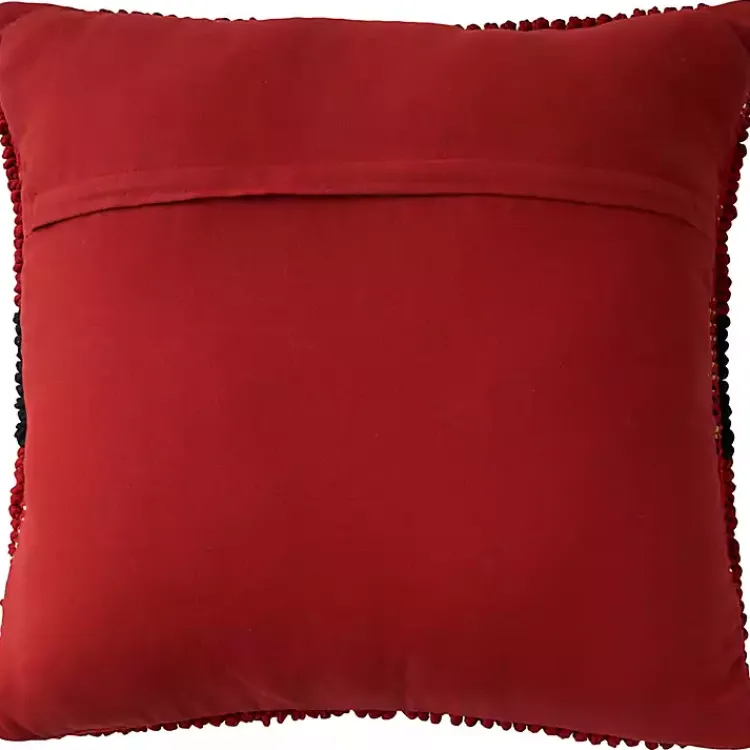 Outlet Knit Santa Belt Pillow Christmas Pillows
