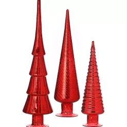 Hot Mercury Glass Christmas Trees, Set of 3 Christmas Decorations