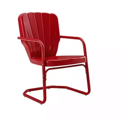 Kirklands Home Outdoor Seating|Metal Ridgeland 2-pc. Chair Set Red