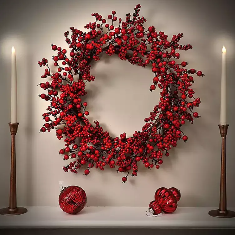Sale New England Berry Wreath Christmas Wreaths