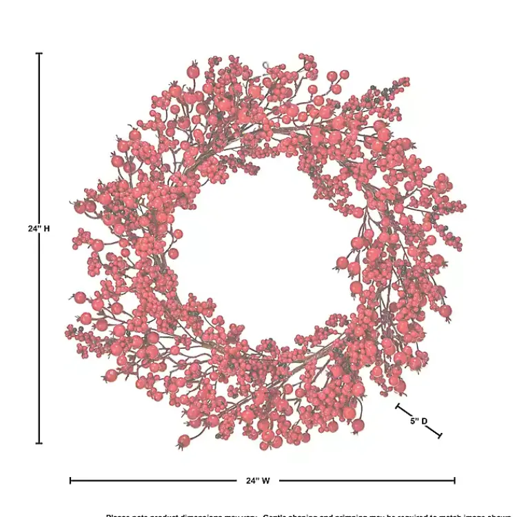 Sale New England Berry Wreath Christmas Wreaths