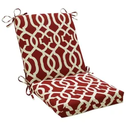 Kirklands Home Outdoor Cushions & Pillows|Red New Geometric Outdoor Chair Cushion