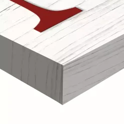 Red Noel Wreath Canvas Art Print Christmas Art & Wall Decor