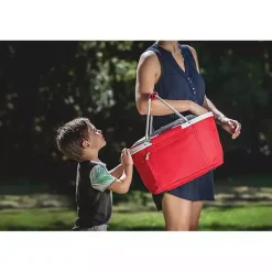 Kirklands Home Serving & Entertaining|Ohio State Buckeyes Cooler Basket Red