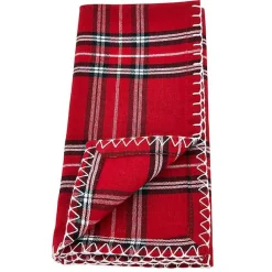 Hot Plaid Whipstitch Napkins, Set of 4 Christmas Dining & Entertaining