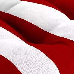 Kirklands Home Outdoor Cushions & Pillows|Red Stripe French 2-pc. Outdoor Wicker Cushion Set