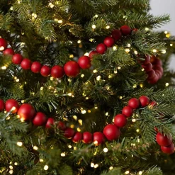 New Wood Beaded Garland Christmas Tree Decorations