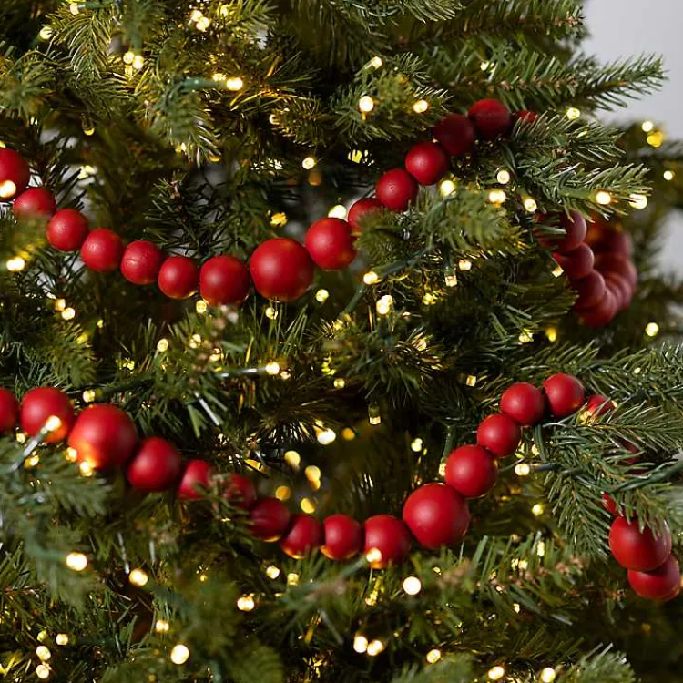 New Wood Beaded Garland Christmas Tree Decorations