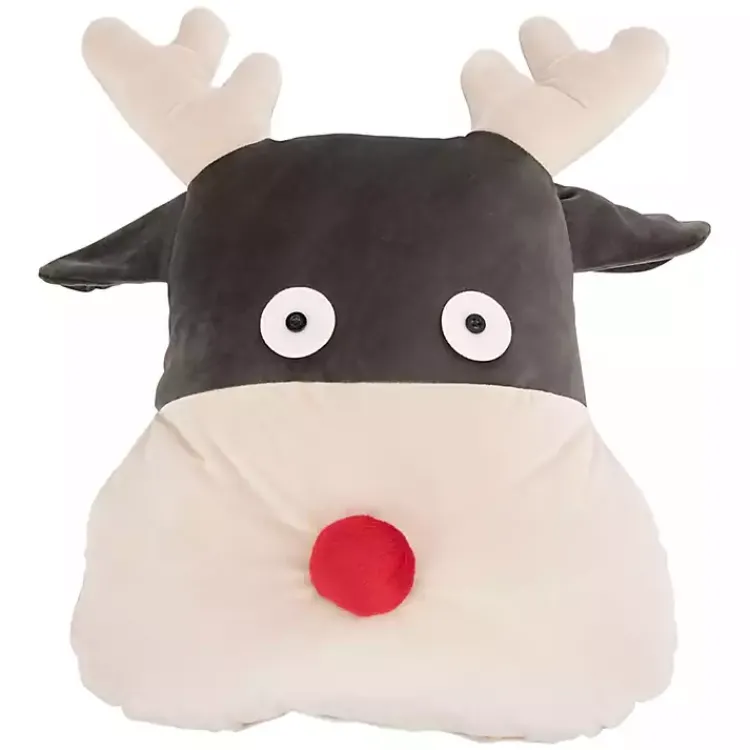 Sale Reno Reindeer Pillow Christmas Pillows