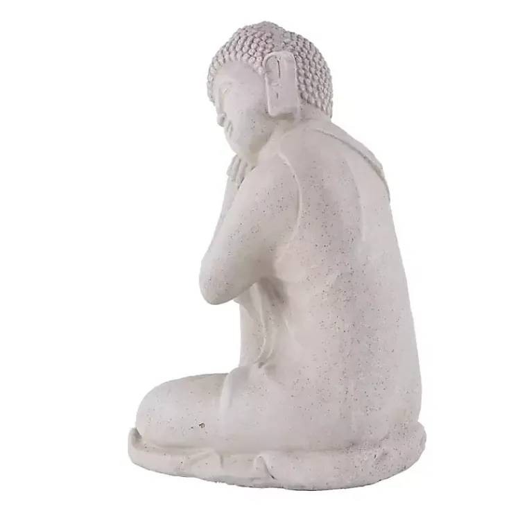 Kirklands Home Garden Statues|Resting Buddha Statue Gray