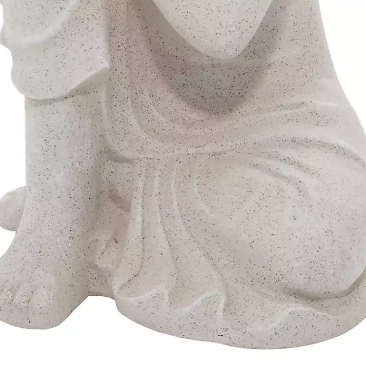 Kirklands Home Garden Statues|Resting Buddha Statue Gray