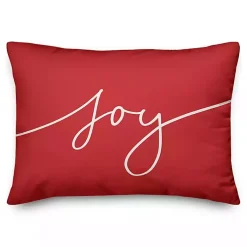 Outlet Reversible Peace and Joy Pillow Christmas Pillows