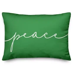 Outlet Reversible Peace and Joy Pillow Christmas Pillows