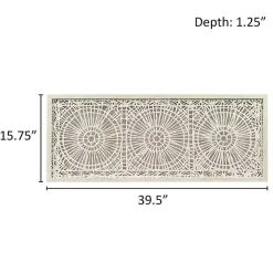Kirklands Home Wall Plaques|Rice Paper Henna Medallion Wall Plaque