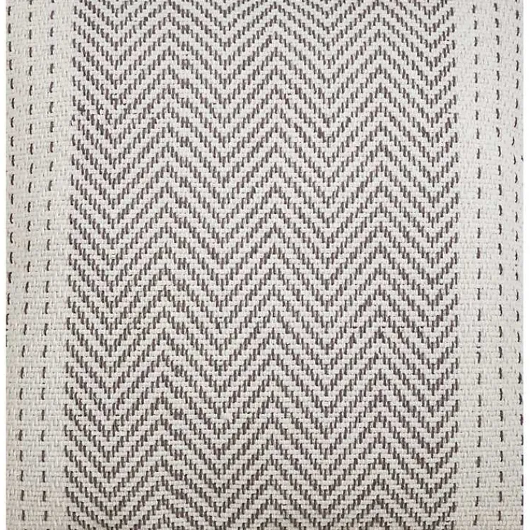 Kirklands Home Table Linens|Rich Gray Kantha Stitch Table Runner