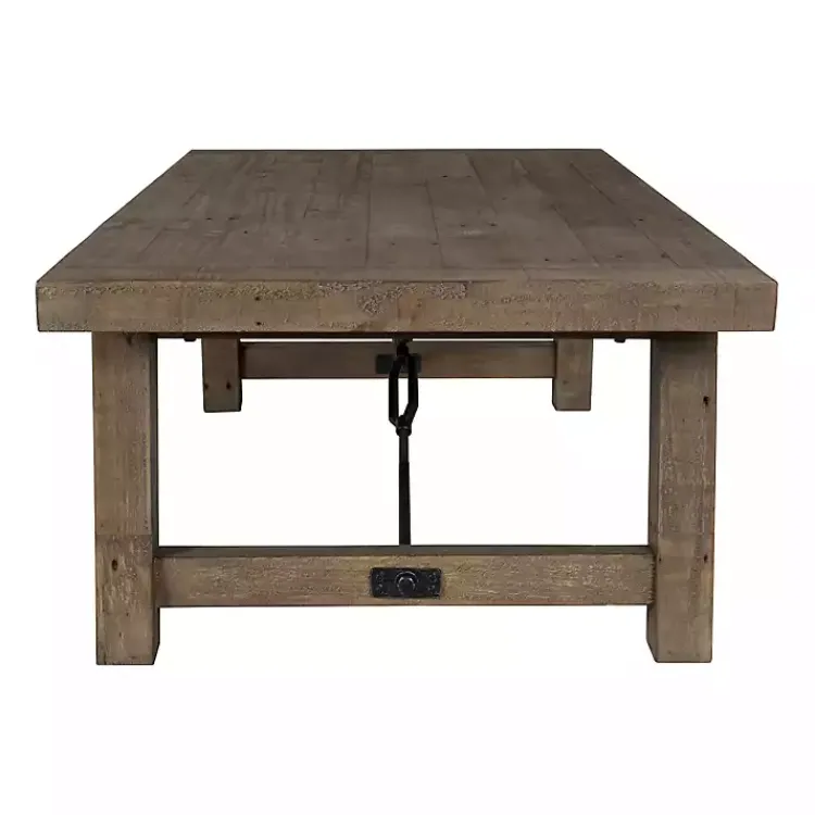 Kirklands Home Coffee Tables|Roane Gray Reclaimed Pine Coffee Table
