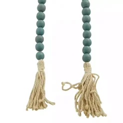 Sale Robin's Egg Bohemian Tassel Garland Decorative Accents