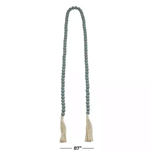 Sale Robin's Egg Bohemian Tassel Garland Decorative Accents