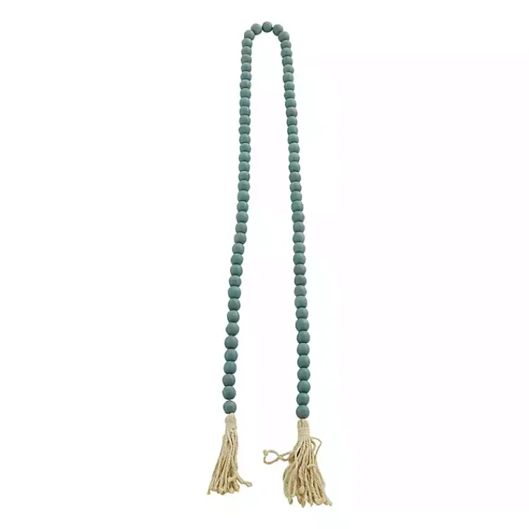Sale Robin's Egg Bohemian Tassel Garland Decorative Accents