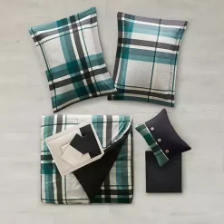 Kirklands Home Comforters|Roger Plaid 9-pc. Full Comforter Set