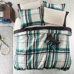Kirklands Home Comforters|Roger Plaid 9-pc. Queen Comforter Set