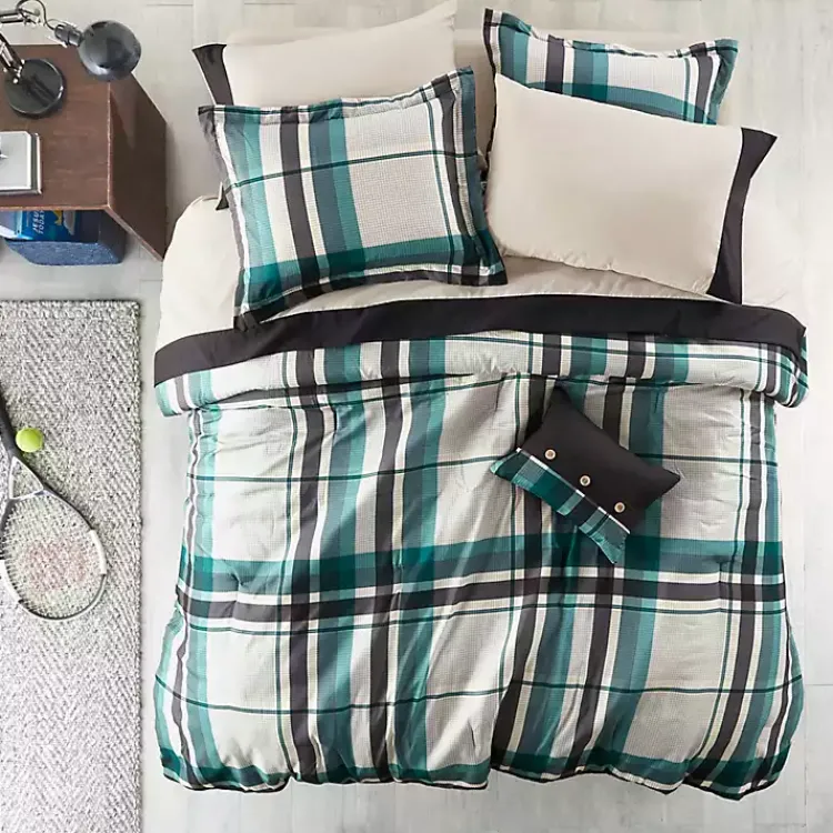 Kirklands Home Comforters|Roger Plaid 7-pc. Twin Comforter Set