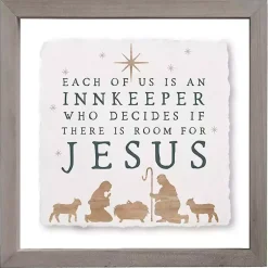Outlet Room for Jesus Framed Wall Plaque Christmas Art & Wall Decor