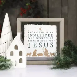 Outlet Room for Jesus Framed Wall Plaque Christmas Art & Wall Decor