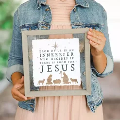 Outlet Room for Jesus Framed Wall Plaque Christmas Art & Wall Decor