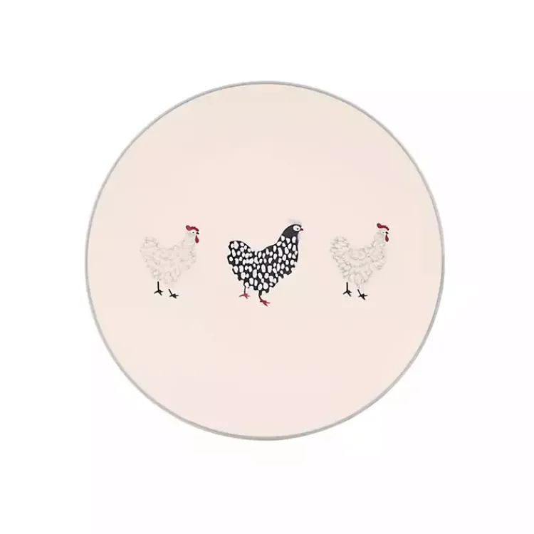 Kirklands Home Dinnerware|Rooster Stoneware 16-pc. Dinnerware Set Ivory