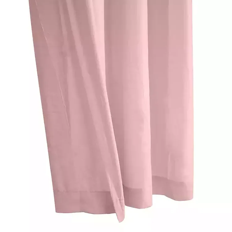 Kirklands Home Curtains & Drapes|Rose Crinkle Harmony Curtain Panel, 63 in. Pink