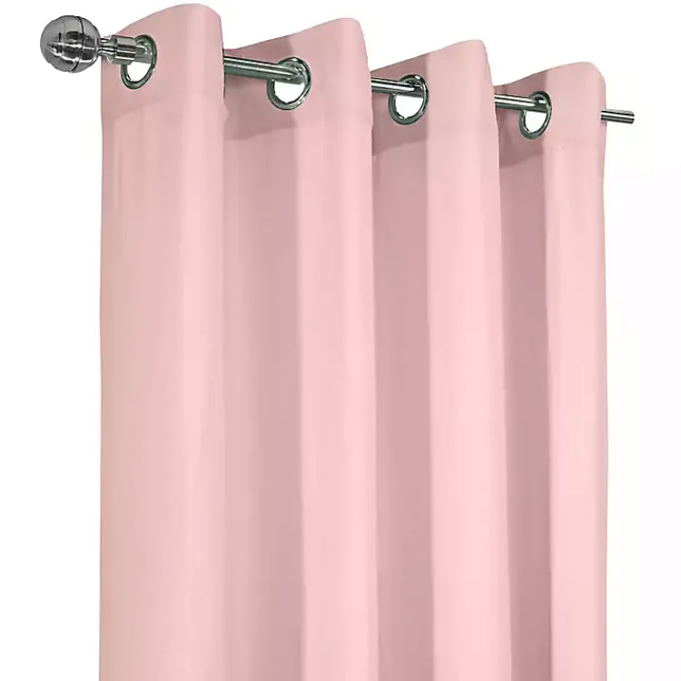 Kirklands Home Curtains & Drapes|Rose Crinkle Harmony Curtain Panel, 84 in. Pink