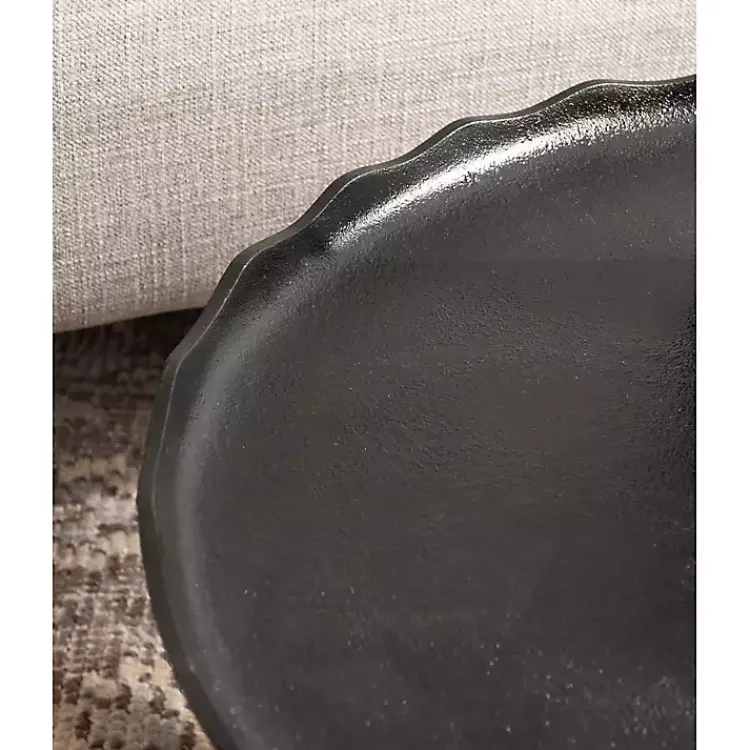 Kirklands Home Coffee Tables|Round Alessia Coffee Table Black