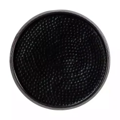 Kirklands Home Accent & End Tables|Round Metal Layla Accent Table Black